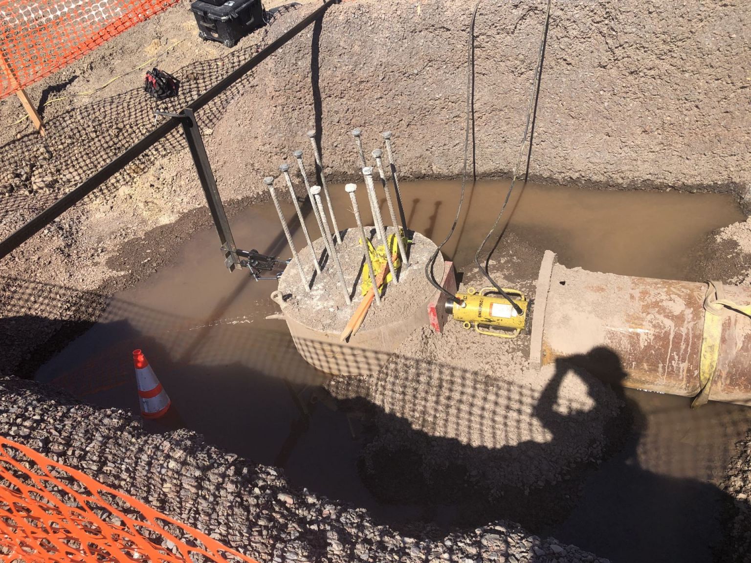 Lateral Load Testing Grand View Hospital Expansion, Sellersville, PA